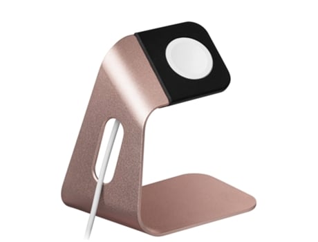 EKO Suporte de Carregamento em Aço Moderno e Resistente para Apple Watch Rosa