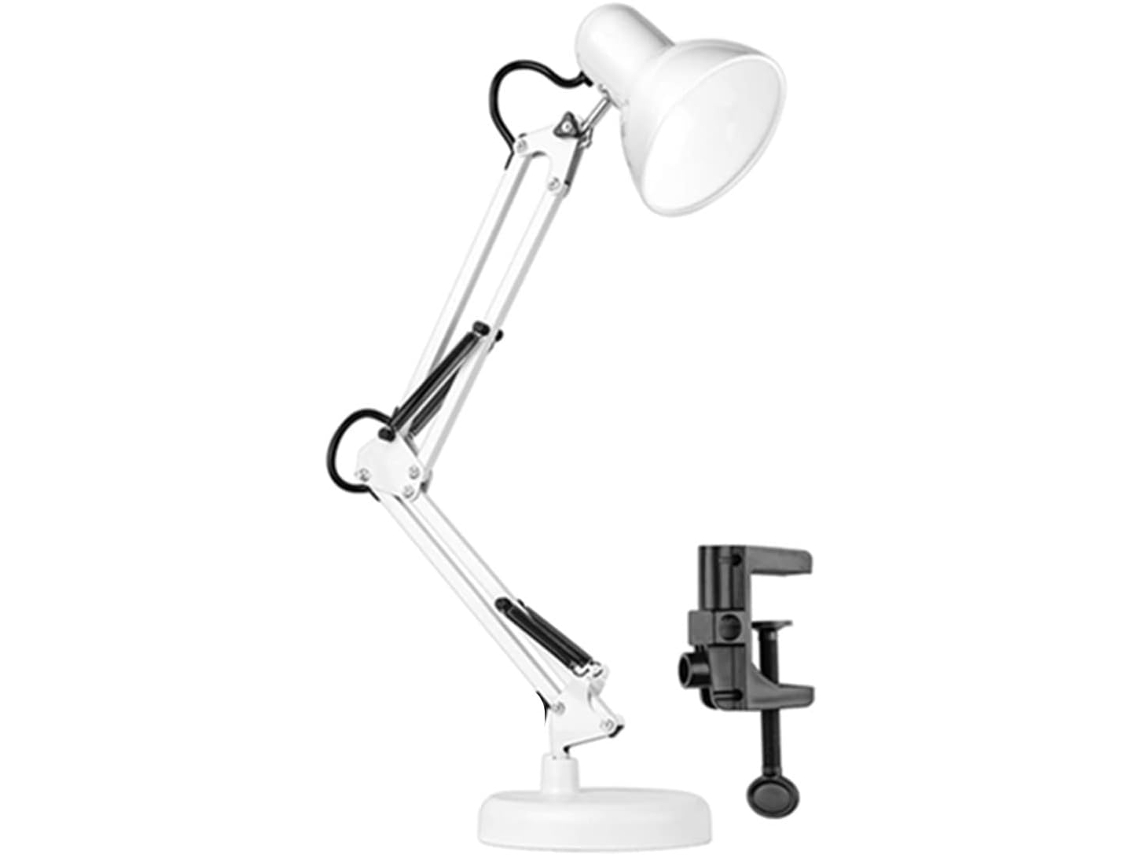 Led Tischlampe, Schreibtischlampe Aus Metall, Verstellbare Schwanenhals Schwenkarm Tischlampe Mit Austauschbarer Base
