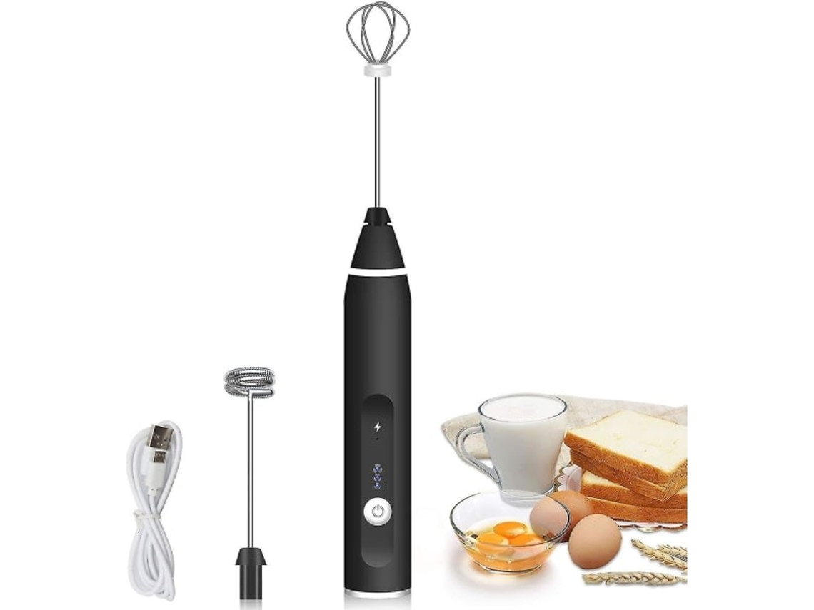 Espumador Elétrico de Leite, Portátil, Recarregável Usb AQUAFORGE