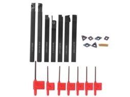 Conjunto De 7 Peças De Chaves Para Eixo Cnc Laxiscreed Com Design Roxo E Preto