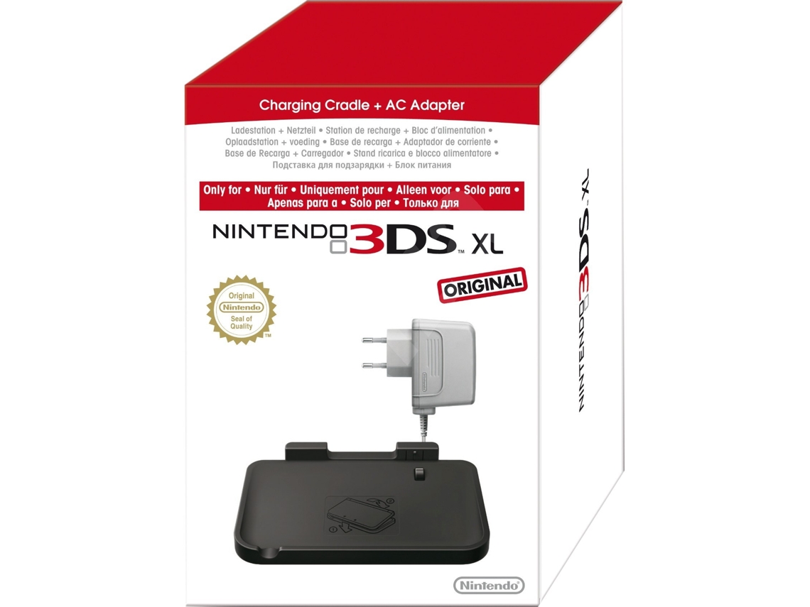 Acessório Nintendo 3DS XL Base + Adaptador Worten.pt