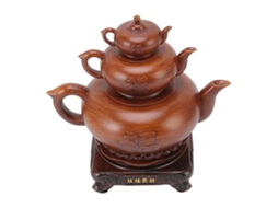 Sculptura de Cha Feng Shui Decorativa Resina 3 Camadas