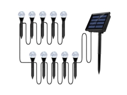 Refletor solar LED 120w com sensor de movimento IP65 para jardim AQUAFORGE