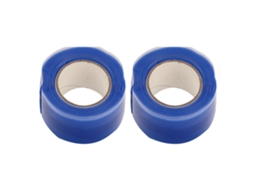 2 Fitas De Silicone Autoadesiva Flexível Para Manoplas De Canoa Kayak Barco Dragão Carbono Azul