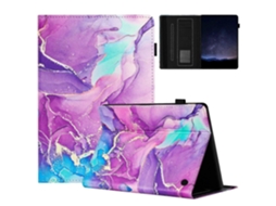 Capa de couro para tablet Marble Litchi Smart Webake
