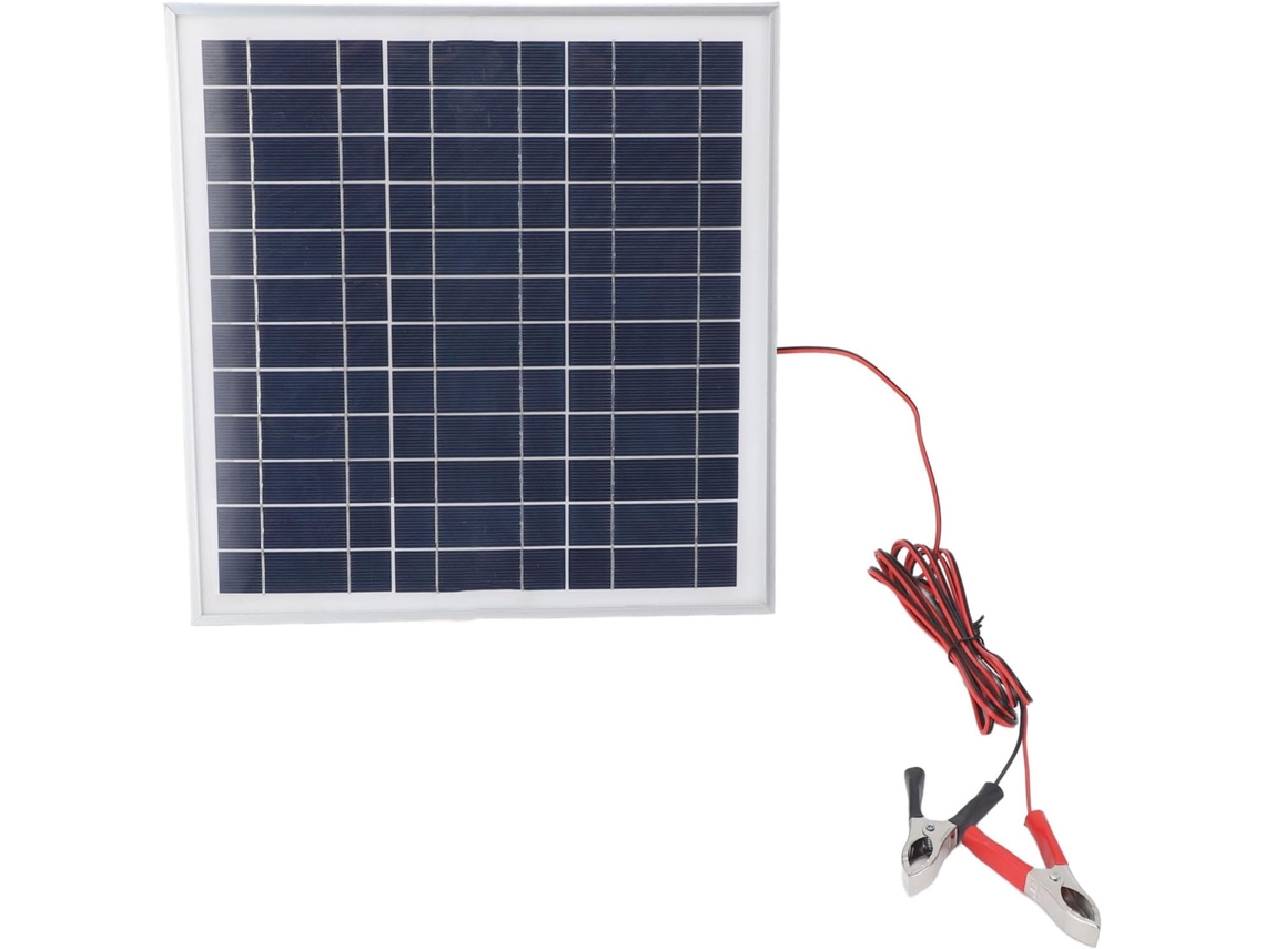Painel solar de 50 W e 18 V, carregador de painel solar de silício monocristalino para carro, barco, embarcação, trailer, caminhão e camping.