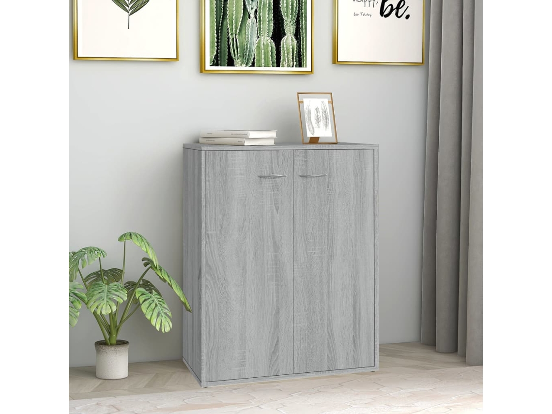 Aparador 60x30x75 cm Derivados de Madera Sonoma Gris