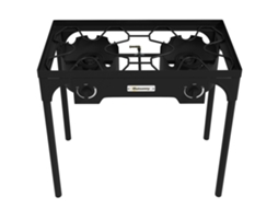 Conjunto de Mesa e Cadeiras TOPBRICO Dobráveis para camping, mala de piquenique, alumínio e madeira, 85,5x72,5x67cm
