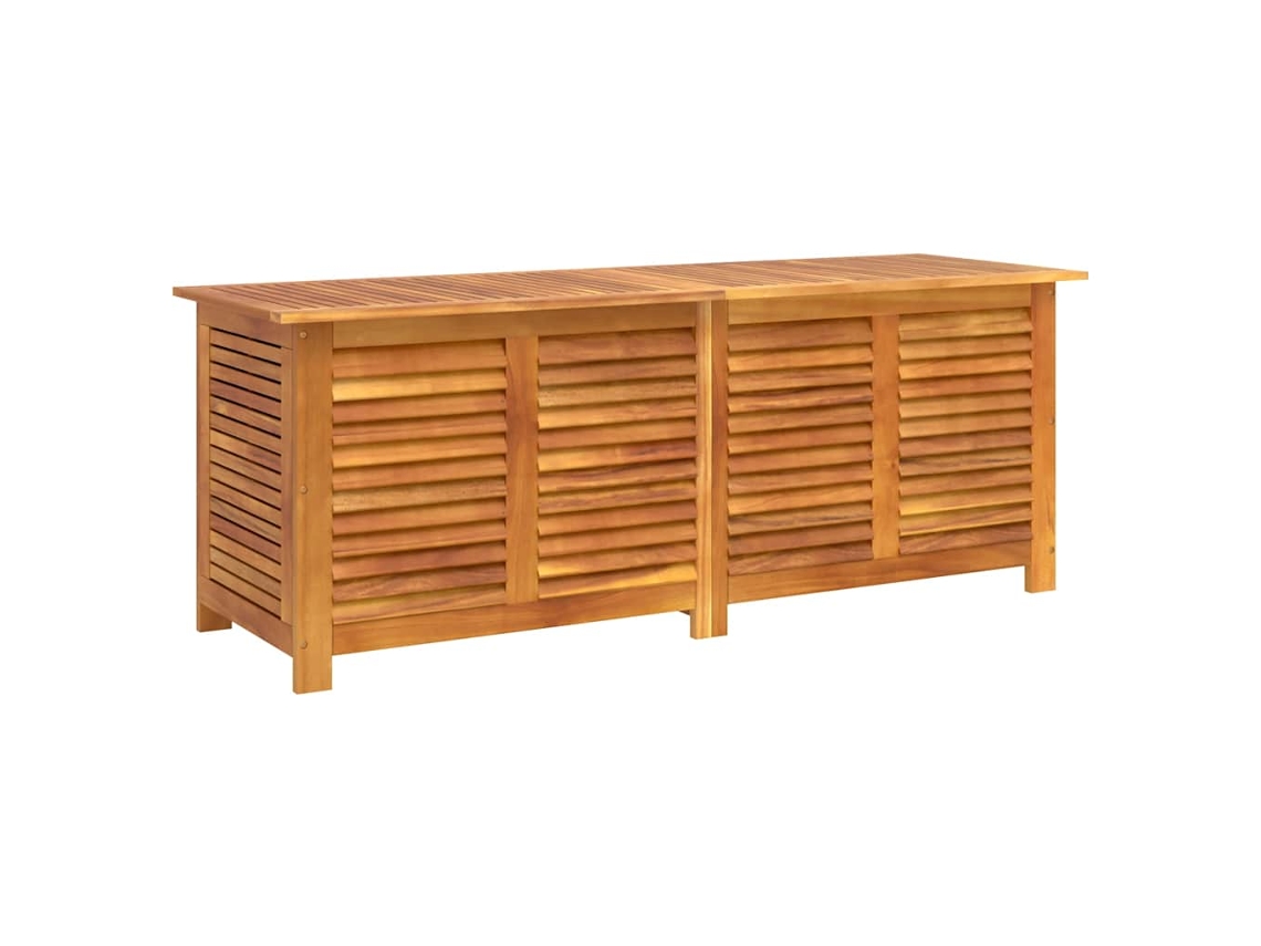 Maison Exclusive - Caixa Arrumação Jardim C/ Veneziana 150x50x56 Cm Acácia Maciça