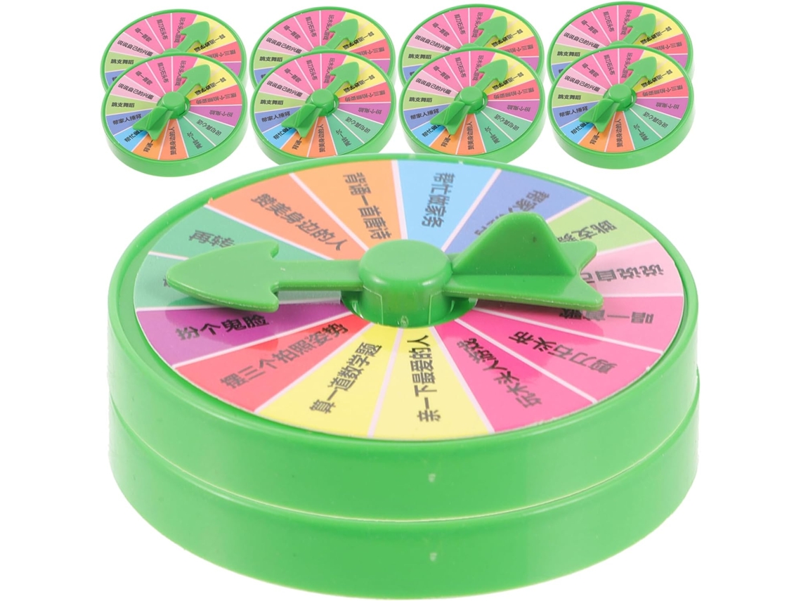 Roda Da Sorte Com 10 Peças Para Jogos De Festa De Carnaval, Roda