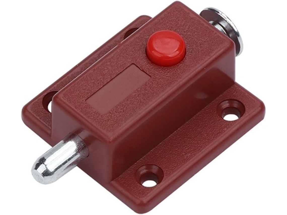 Trava De Segurança Para Móveis, Caixa Plástica, Controle Por Botão De Pressão, Parafuso De Conexão Automática, Segurança