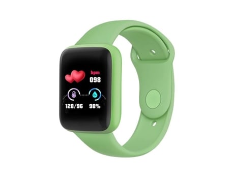 Relógio IWEAR M7 Smart & Fit com Full Touch 1.3 '' Ips Media Control / Hr / Pressão Arterial / Social Verde