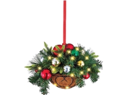 Enfeites Para Árvores De Natal, Cesta De Madeira, Pré Iluminados, Artificiais, Pendurados, Mini Enfeites Temáticos De Natal A Olysi Shop