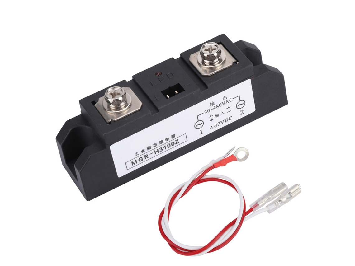 Hkj relé de Estado Sólido Industrial Ssr de 100a Control Dc a Ac Mgr H3100z 4 Tipos