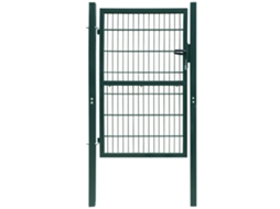 Fence Gate, Fence Gates Vidaxl Verde Aço (100 X 140 Cm)