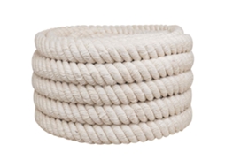 Vidaxl Corda De Juta 30 Mm Branco 100% Juta Tossa