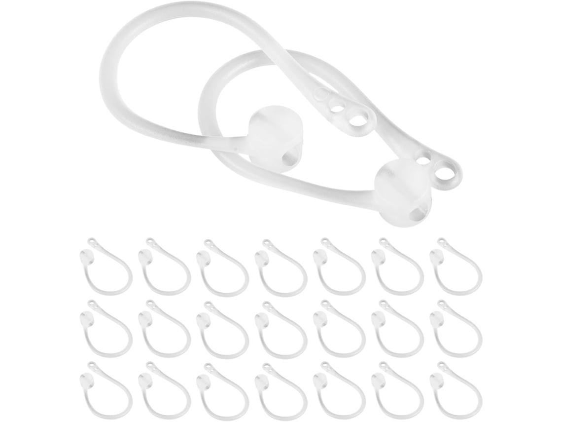 Ganchos De Orelha Transparentes Anti Perda Nolitoy Para Fones Ouvido, 20 Pares, Acessórios Esportivos Compatíveis