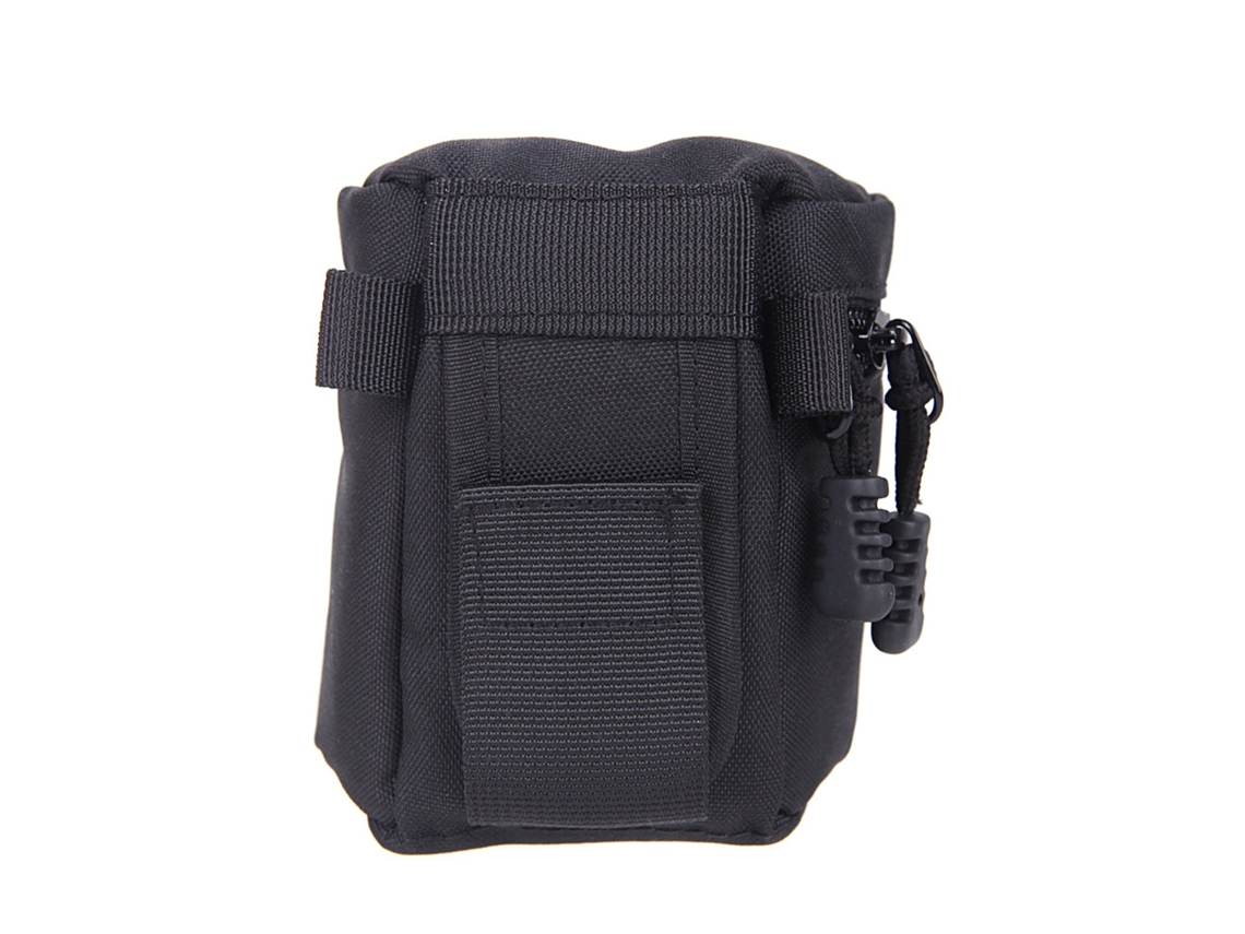 Bolsa para lentes FY-1 em couro PU impermeável, 9*8cm, para câmeras DSLR Canon e Sony.