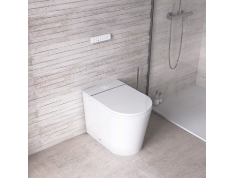 MIZUBATH Sanita Japonesa com Tanque Incorporado Limpeza Por Massagem de Água Secagem Por Ar Quente Controlo Remoto Rada+ com Ecrã Branco