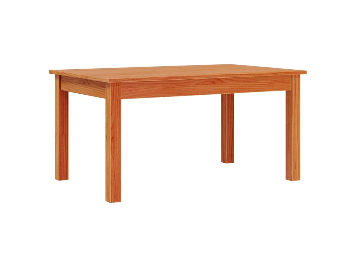 Mesa de centro MADEIRA PINHO MACIÇA CASTANHO CERA 80x50x40 cm