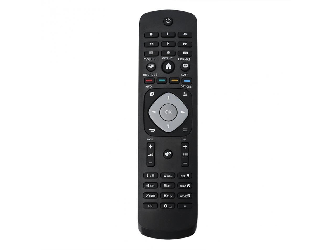 Lurelia Comando Remoto Universal Para Smart Tv, Compatível Com Philips, Preto