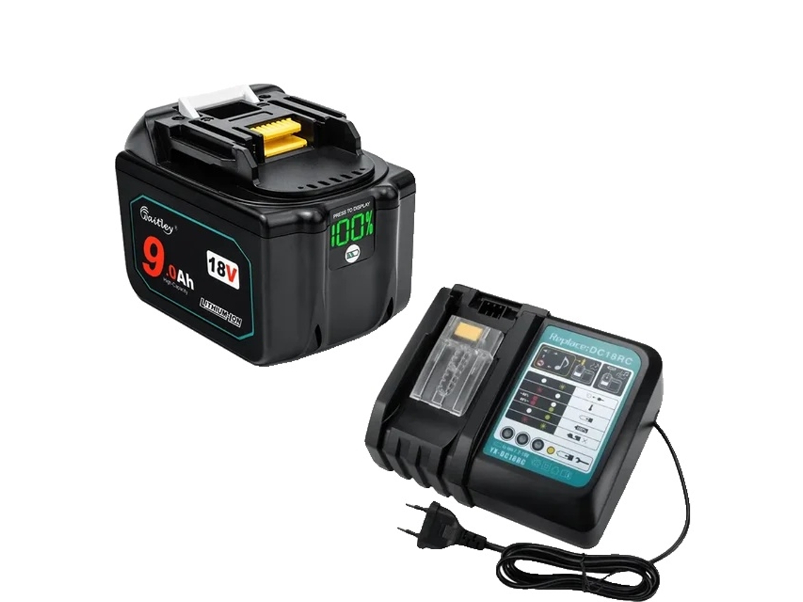 Bateria Li Ion Recarregável, Capacidade De 6000mah, Indicador Led,conjunto De Combinação C Oem
