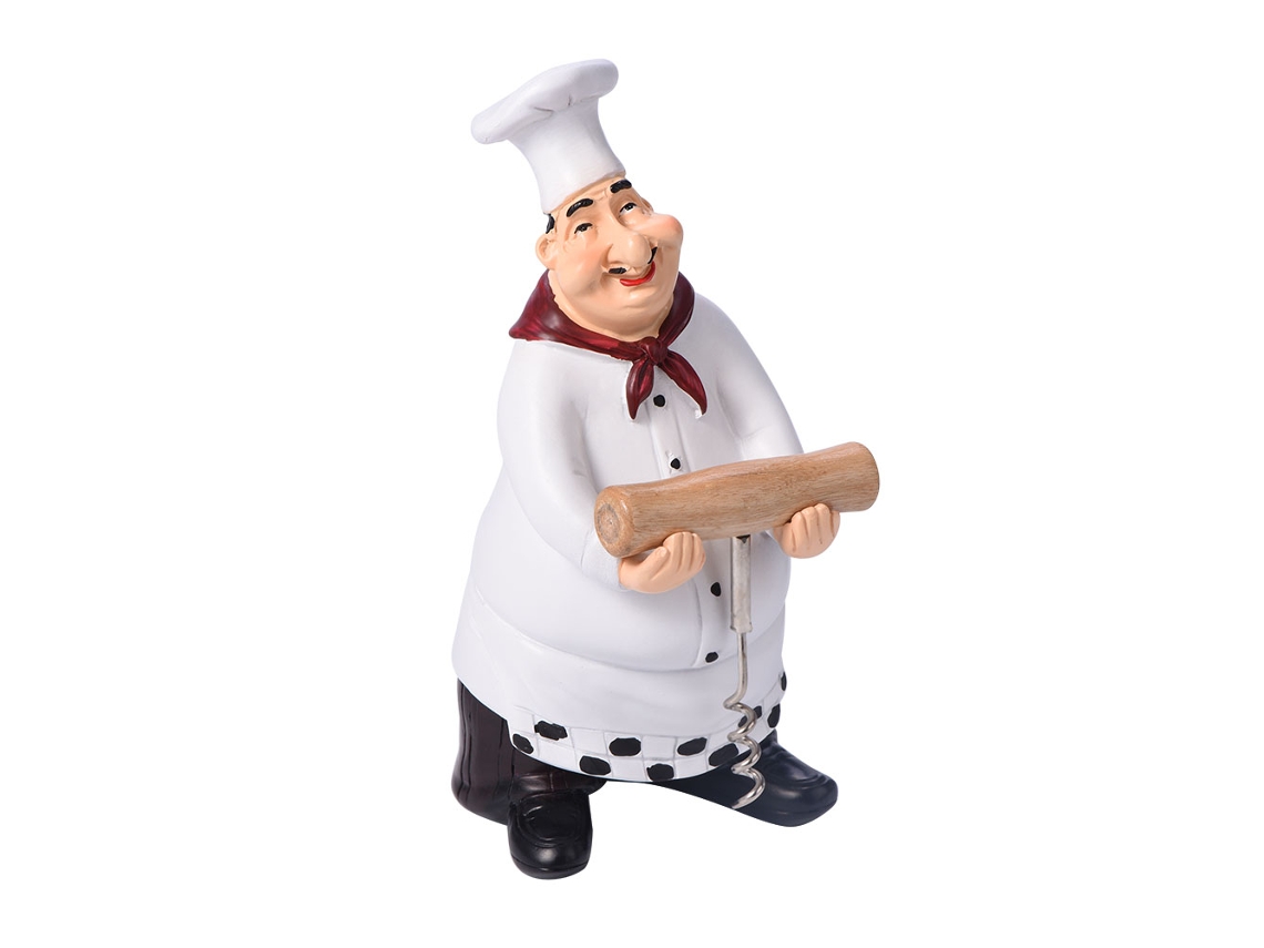 Laxiscreed Estátua De Cozinheiro Decorativa Em Resina Para Cozinha E Restaurante