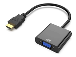 Adaptador HDMI para VGA Banhado A Macho Macho para Fêmea Para Computador Desktop Laptop Pc Preto Lalalamoli