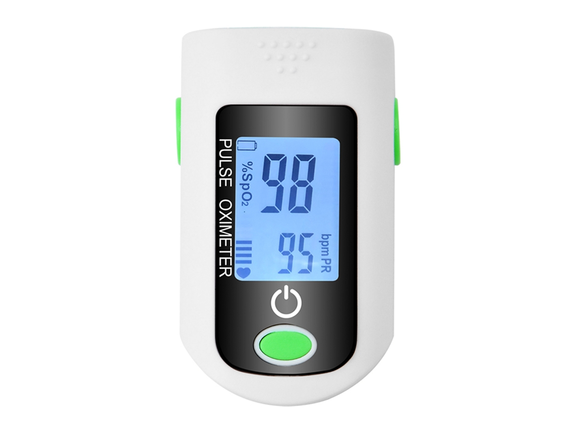 Oximetro De Pulso Spo2 Y Ritmo Cardiaco Para Hogar