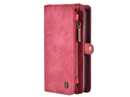 Capa de Couro Multifuncional LAXISCREED Iphone7/8 Vermelha