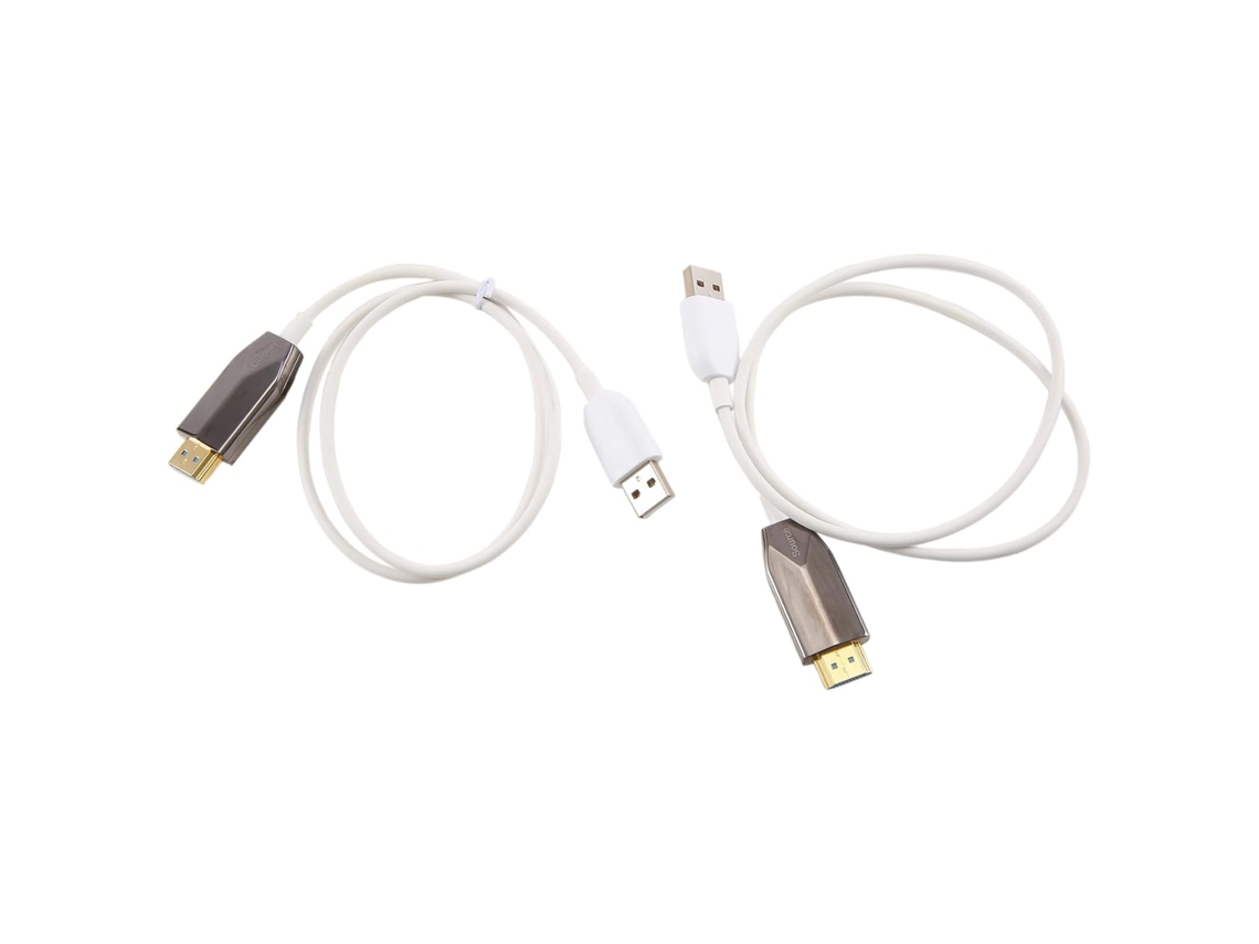 Transmissor E Receptor De Vídeo Sem Fio - Cabo Adaptador De Ecrã Compatível