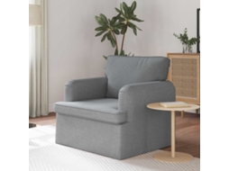 Vidaxl Sofá Cinzento-claro 84 X 80 X 85 Cm Tecido