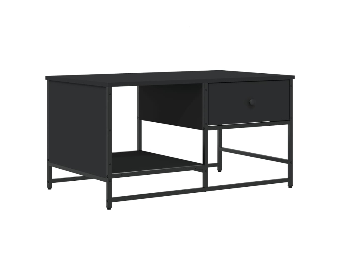 Mesa de centro MAISON EXCLUSIVE em madeira Madeira Preta, 85,5 x 51 x 45 cm