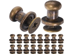 Conjunto De 20 Puxadores Redondos Pequenos Estilo Vintage Para Gavetas, Em Liga De Zinco Com Parafusos, Ideais Para