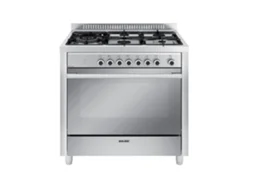 Fogão misto 104 litros 5 queimadores aço inoxidável. GX960CVIX - GLEM