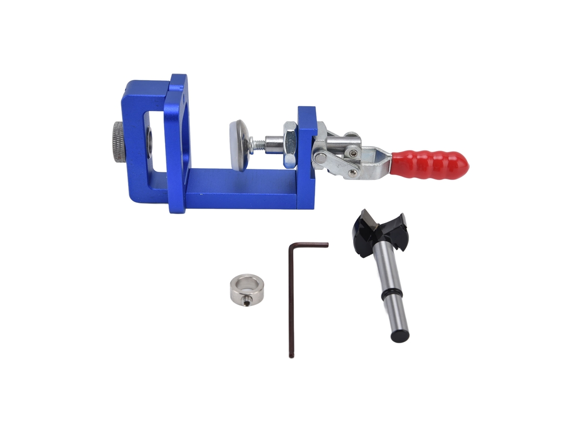 Kit de Punção para Gabinete 35mm Alumínio Azul e Vermelho