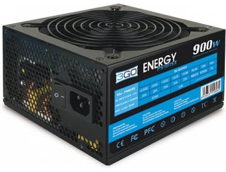 Fonte de Alimentação ATX 900W ATX (Preto) - 