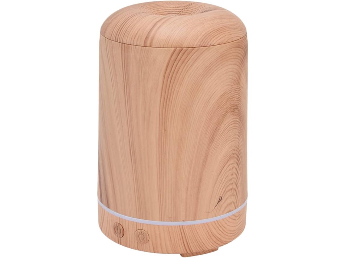 Umidificador Elétrico Chrees Com Acabamento Em Imitação De Madeira