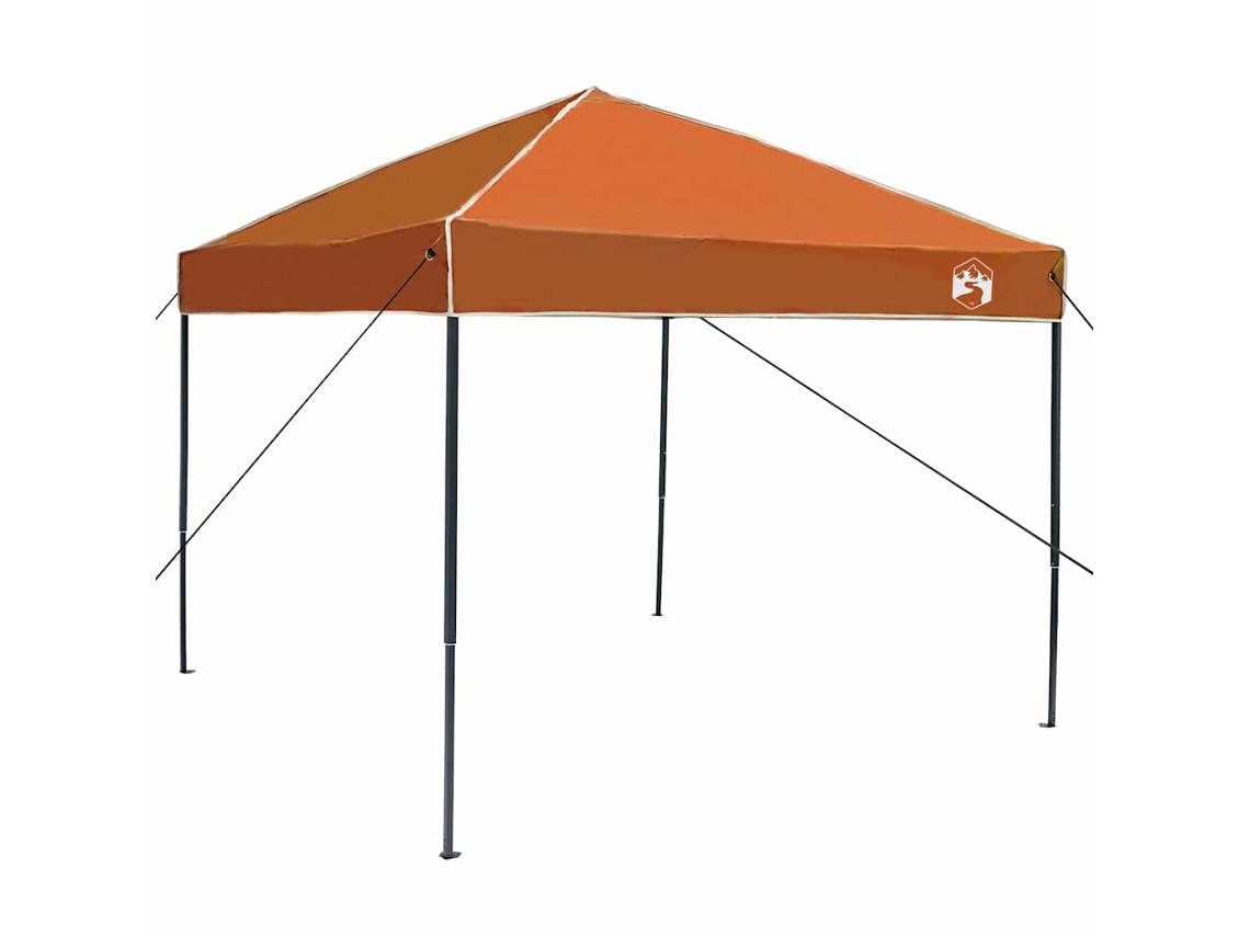 Conjunto 1 Tenda De Toldo Vidaxl Laranja Tecido (243 X 243 X 251 Cm)