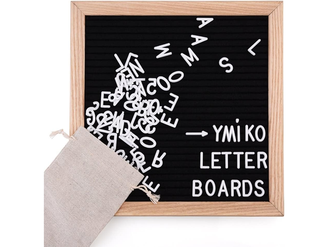 Quadro de Letras em Feltro SFUSHOS com 10 Unidades