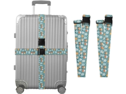 Conjunto De 2-cintas Fixação Para Malas Tiger Lion, Cintas De Viagem, Acessórios Para Cinto, Conector De Bagagem, Cinto