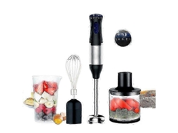 Liquidificador De Mão 4 Em 1 Com Processador De Alimentos, Liquidificador Elétrico Portátil Para Cozinha