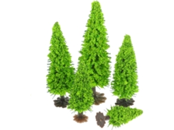 1 Conjunto De Árvores Em Miniatura, Paisagem Artificial, Modelos E Diversas Decorações.