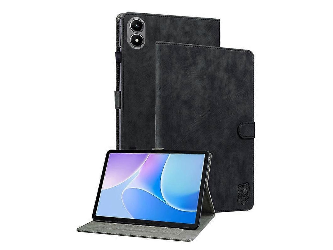 Capa de couro com estampa de tigre para tablet Webake