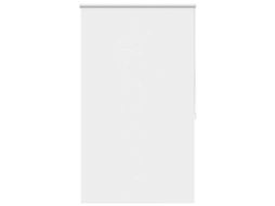 Black Out Roller Blinds, Size Vidaxl Branco Poliéster (120 X 175 Cm)
