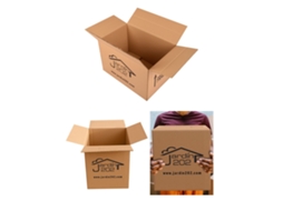 Jardin202 - Caja De Cartón Para Mudanza Y Almacenaje |  Resistente | Reutilizables Y Robusta Pack 5 Uds 40x50x33cm | 40x50x33cm (pack 5 Uds)