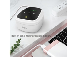 Mali bomba de Leite Elétrica Dupla Hands Free com 2 Modos 5 Níveis e Tela Led