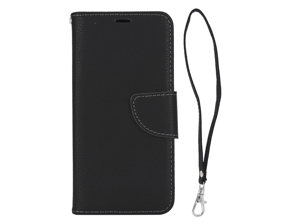 Capa Flip LAXISCREED Iphone 12 Pro Couro Pu Preto