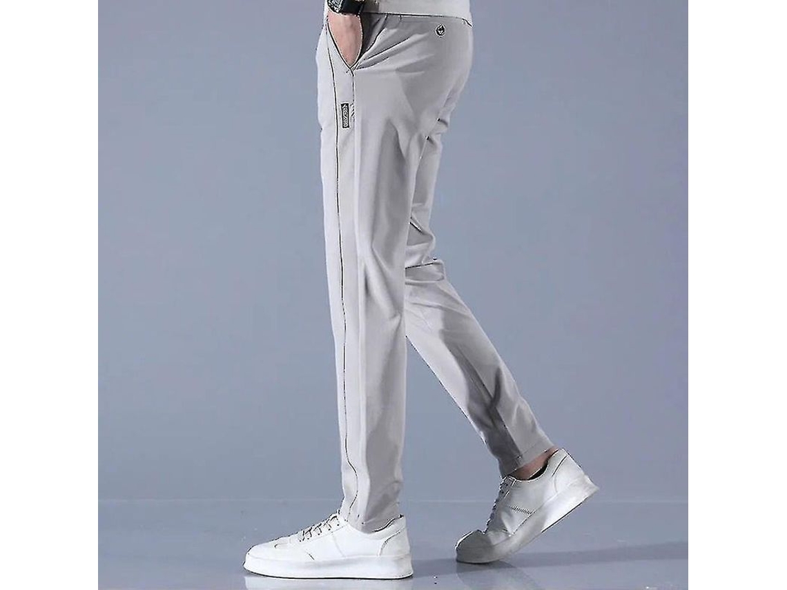 Calça de golfe masculina 2026 Srbtv, secagem rápida, confortável, respirável, tecido elástico com bolsos.