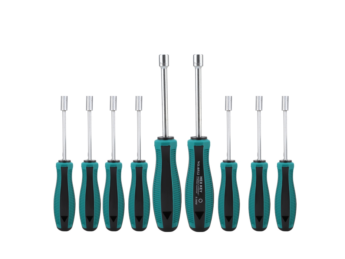 Set De Chaves De Fenda E Philips Magnéticas Com 9 Peças, Herramientas Para Reparação Doméstica